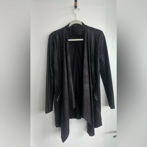 BLVD Dark Black Jacket Duster